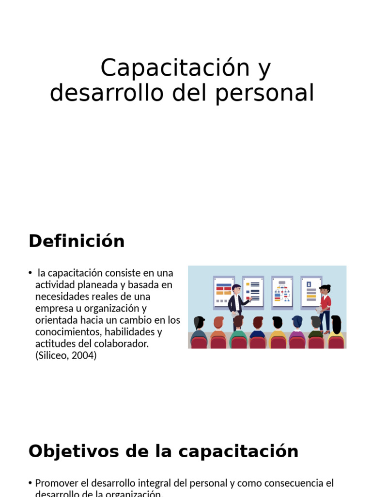 Capacitación y Desarrollo del Personal | PDF | Economias