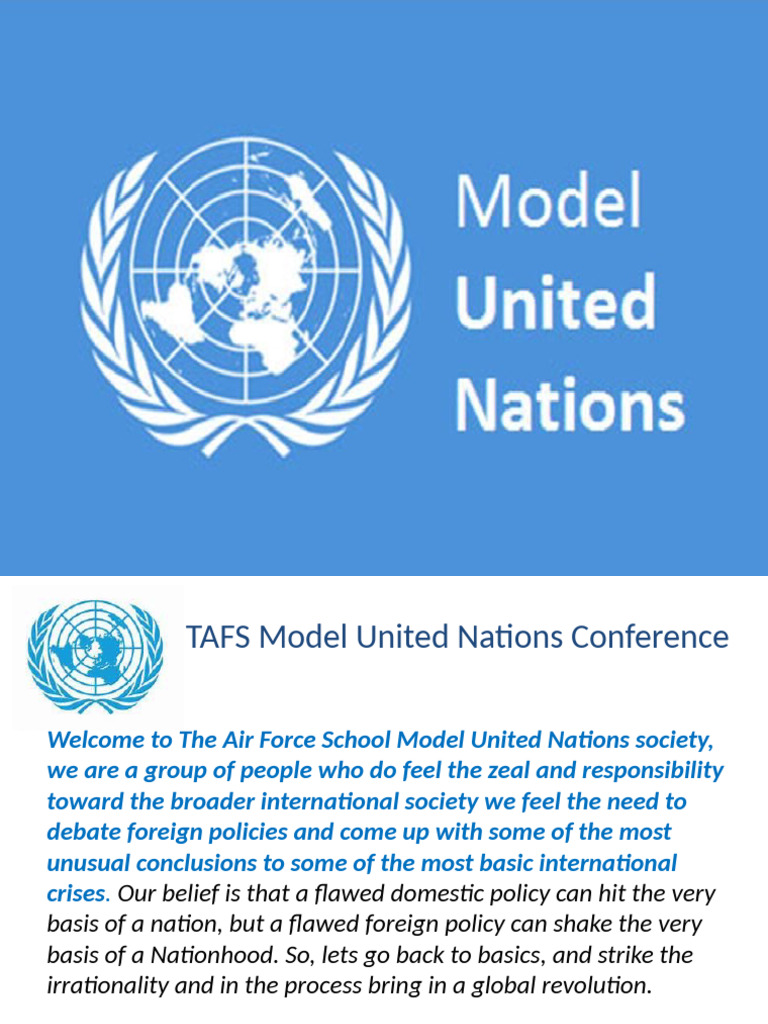 On ROP'S MUN | PDF | United Nations | International Relations