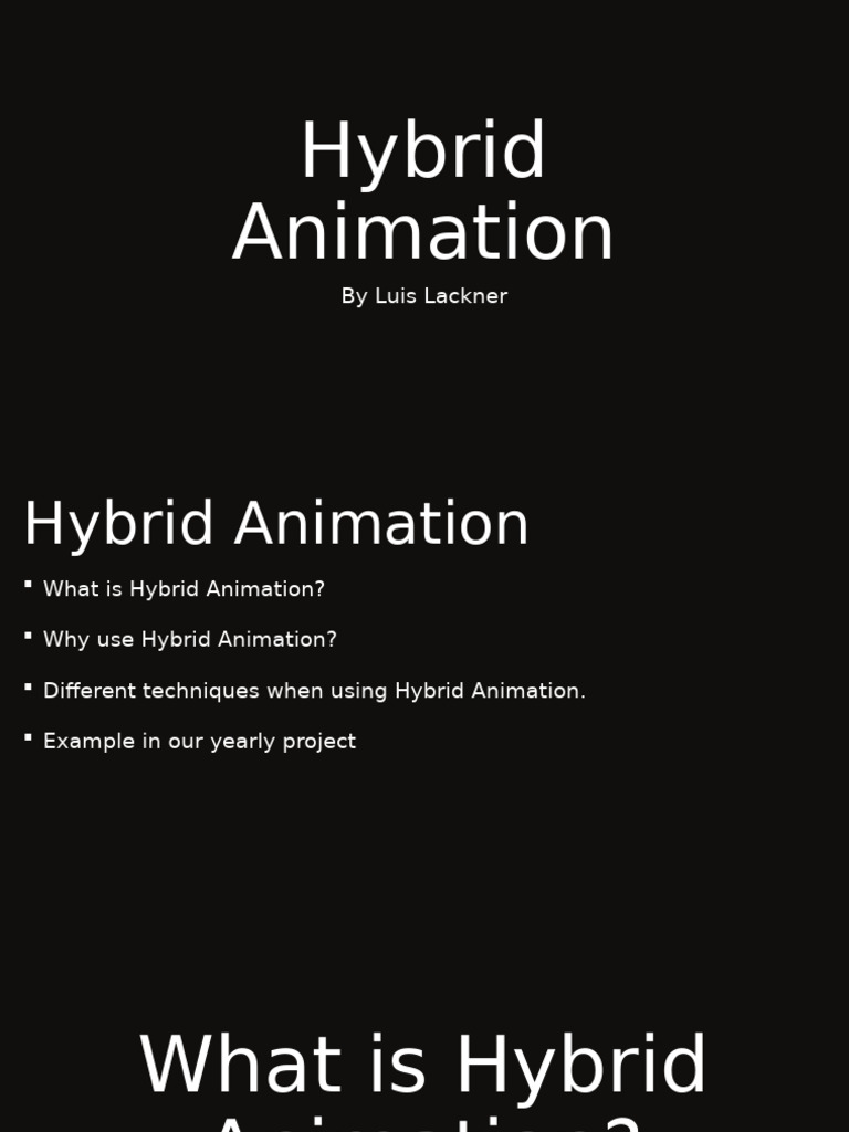 Hybrid Animation Präsentation | PDF