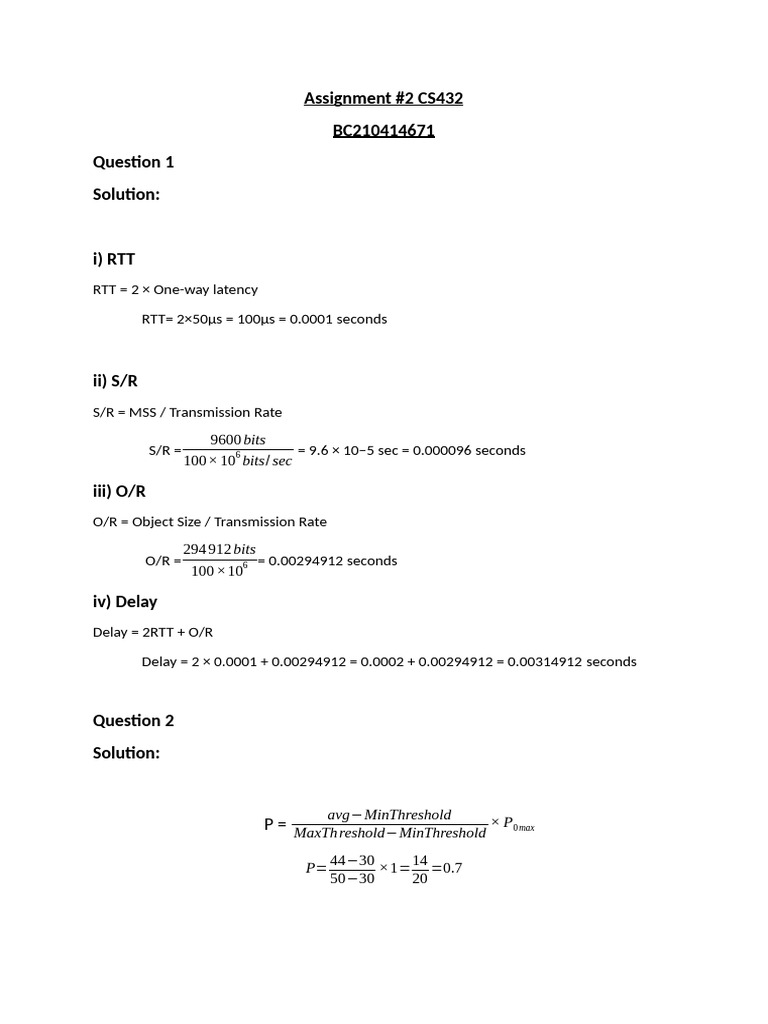 CS432 Assignment 2 Solutions | PDF