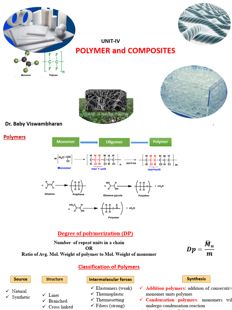 Polymer Chemistry: Structure and Synthesis | PDF | Polymers ...