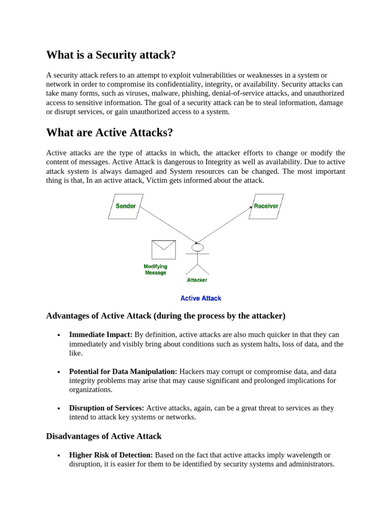 Types of Network Security Attacks | PDF | Computer Security | Security