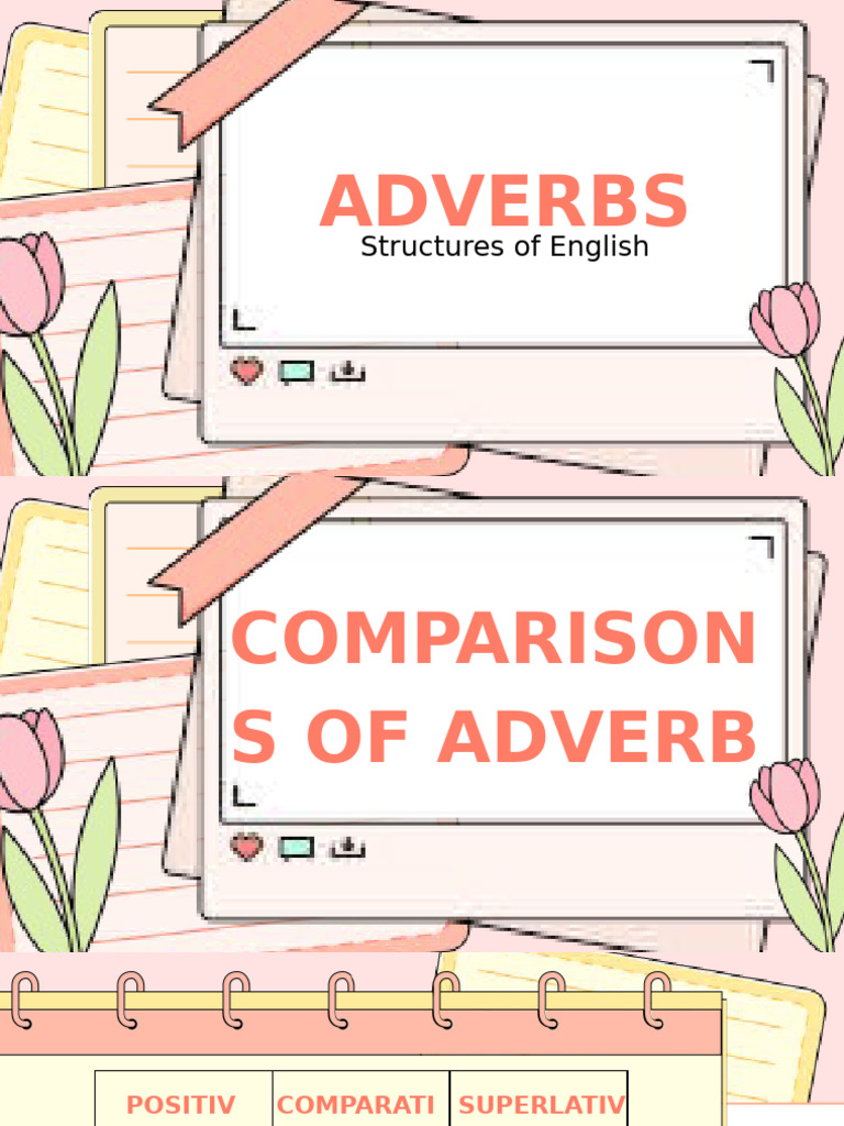 Comparisonofadverbs | PDF