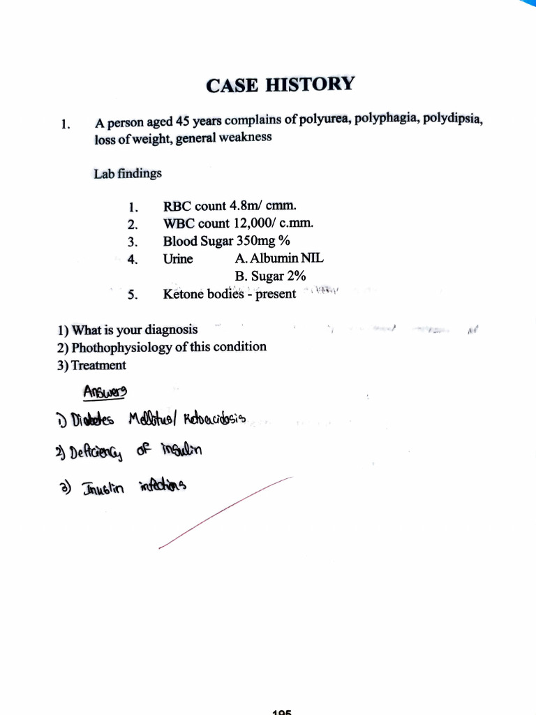 Medical Case Studies and Diagnoses | PDF | Physiology