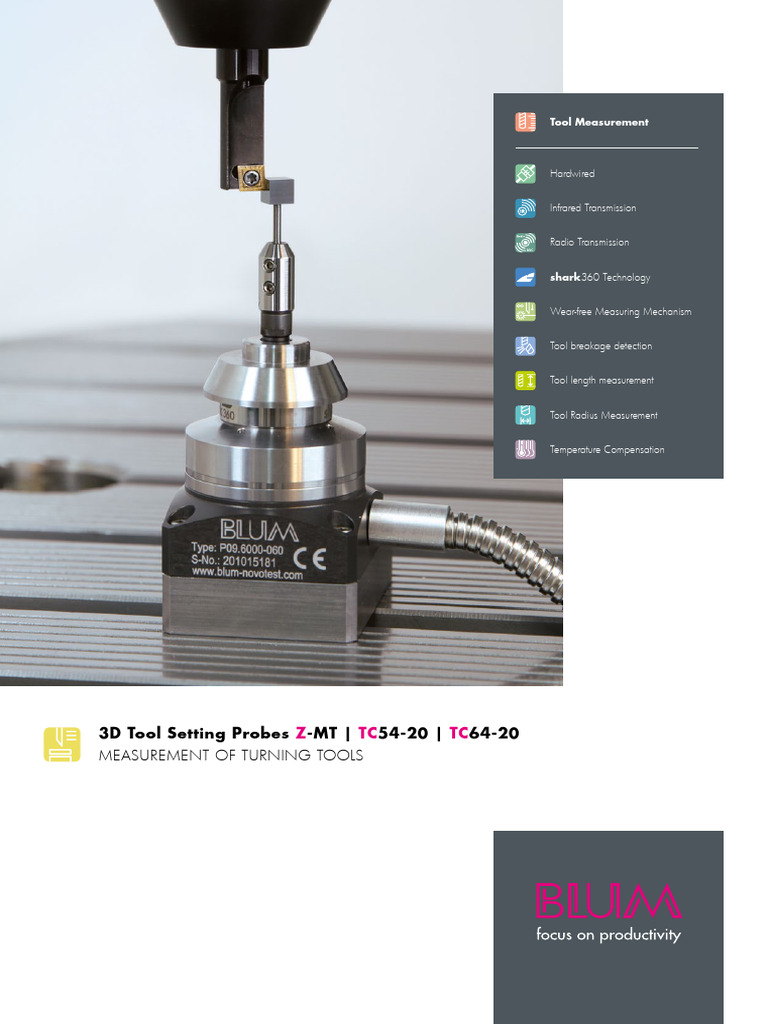 3D Tool Setting Probes - MT - 54-20 - 64-20: Measurement of Turning ...