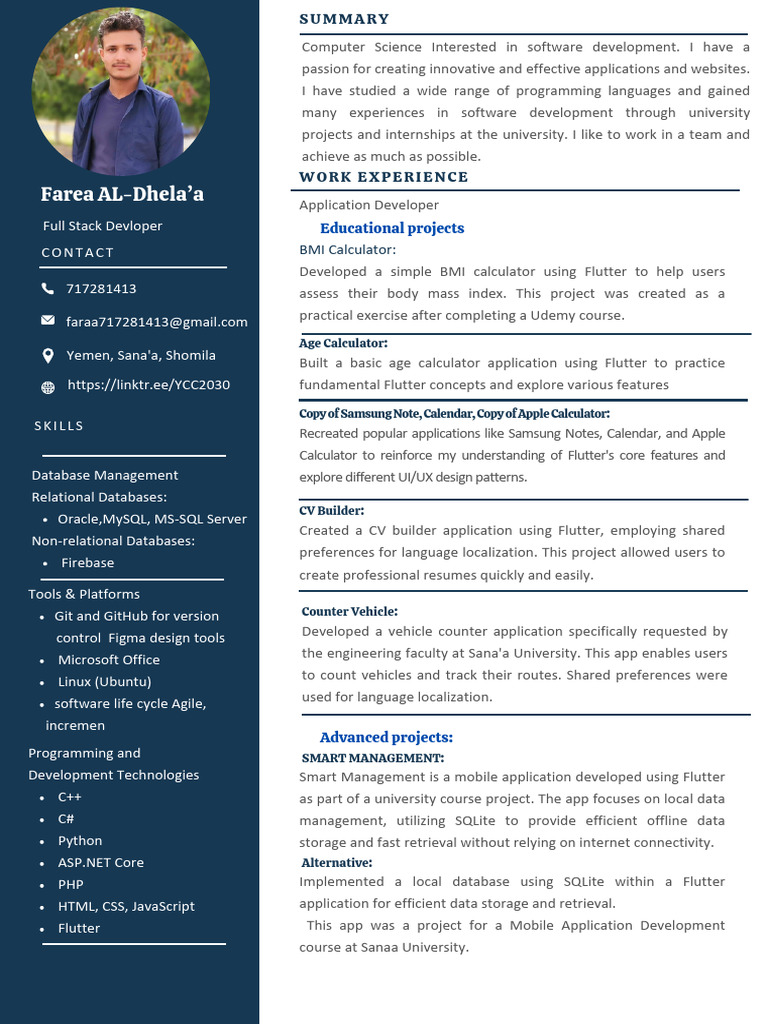 Full Stack Developer Portfolio | PDF | Mobile App | Application Software