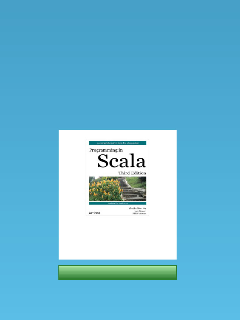 (Ebook) Programming in Scala A Comprehensive Step-by-Step Guide by ...