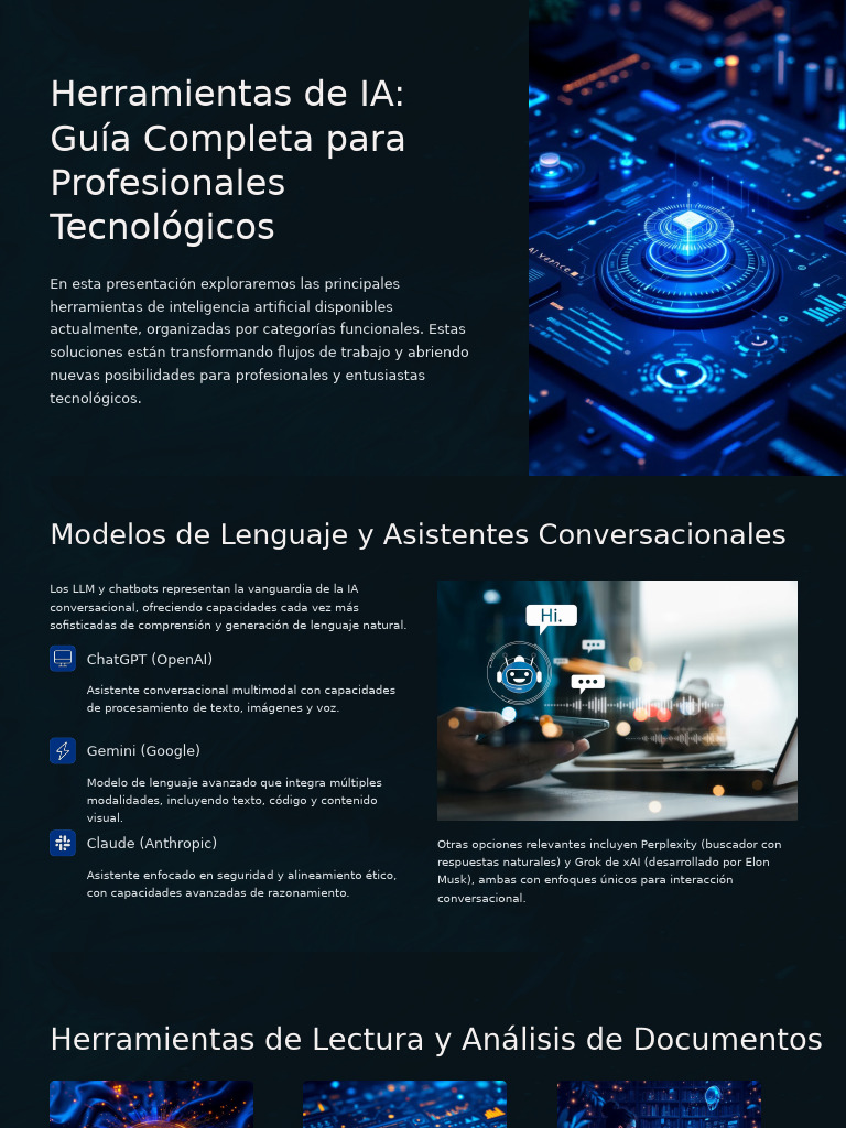 Guía de Herramientas de Inteligencia Artificial | PDF | Inteligencia ...