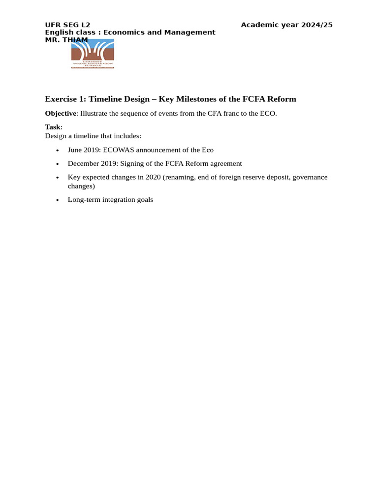 FCFA Reform: Timeline, Changes & Impact | PDF