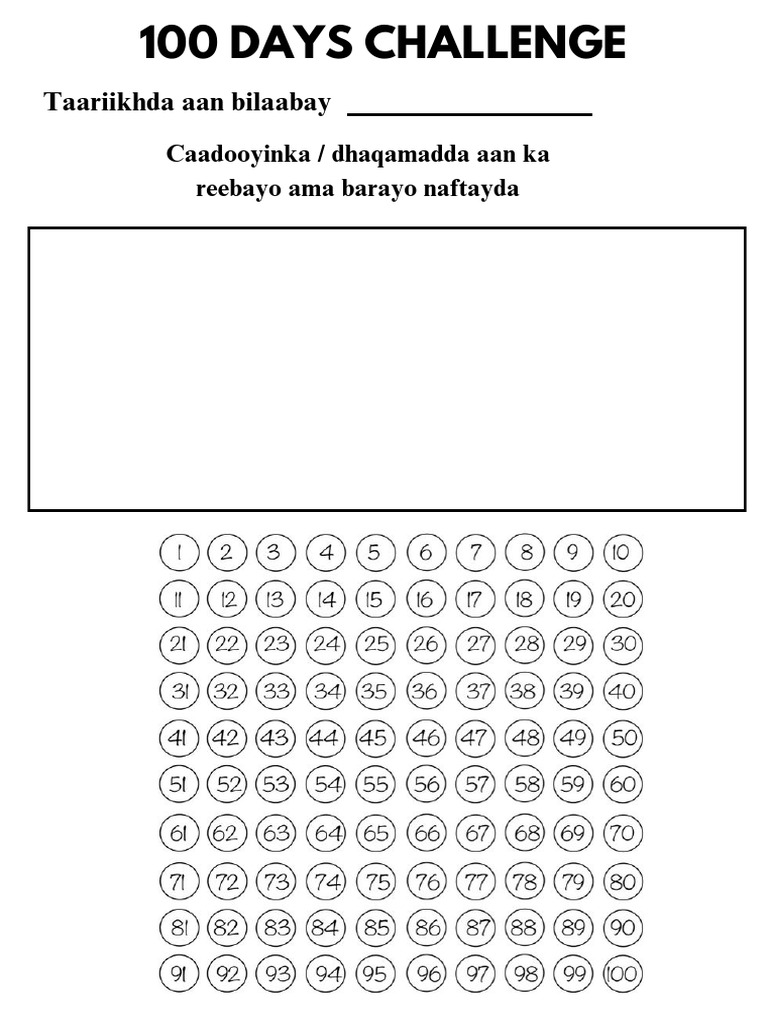 100days Challenge | PDF