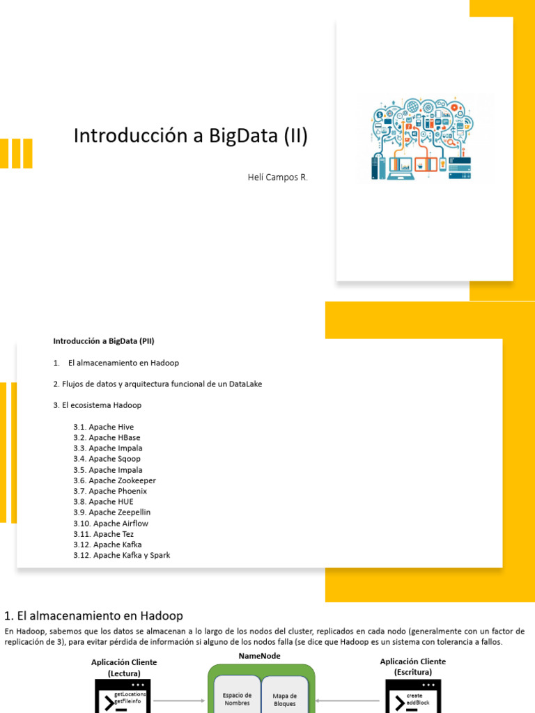 Sesion 02 - Introduccion A BigData Parte II | PDF | Apache Hadoop ...