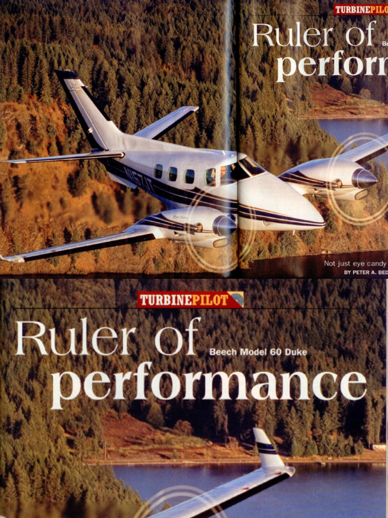 Royal Turbine Conversion for Beechcraft Duke | PDF | Airplane | Engines
