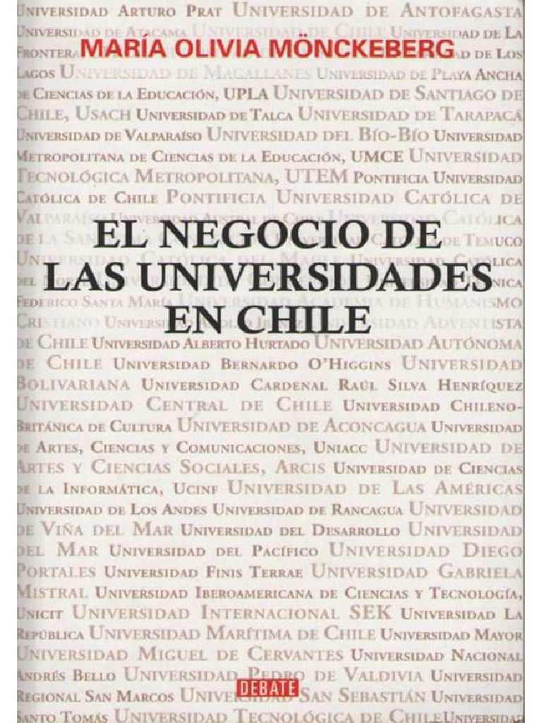 El Negocio de Las Universidades en Chile | PDF