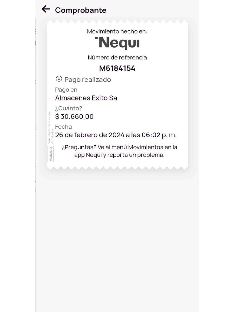Recibo Nequi | PDF