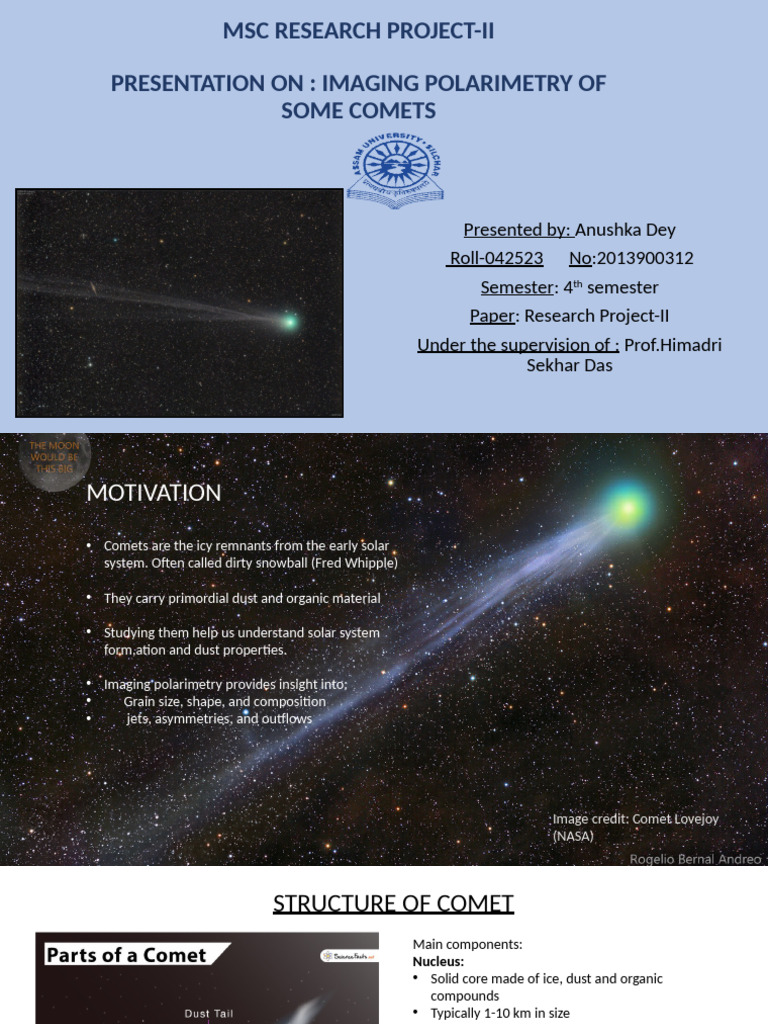 Presentation Final | PDF | Comet | Solar System
