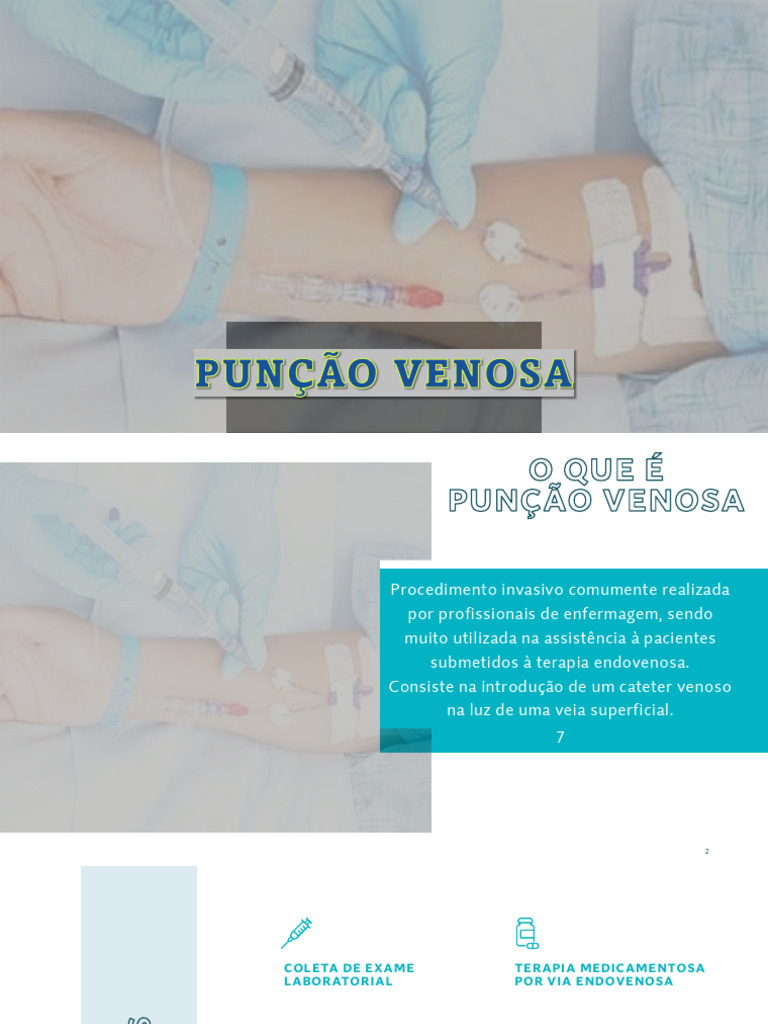 Guia Completo sobre Punção Venosa | PDF | Veia | Doenças e distúrbios