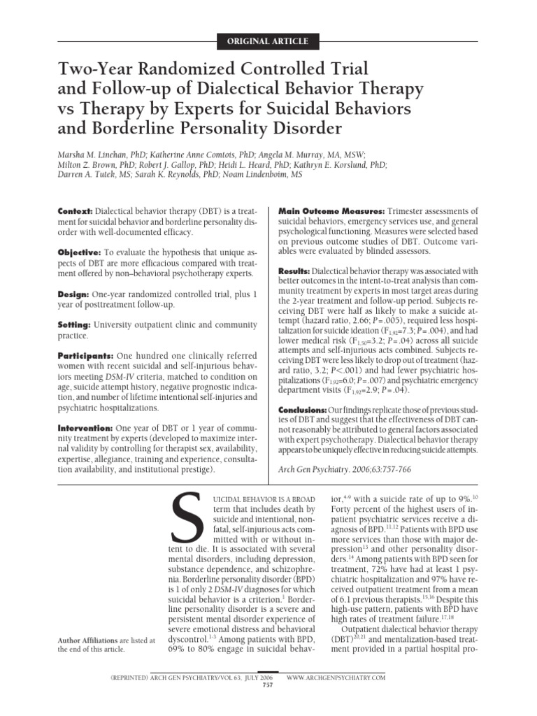Two Year Randomized Controlled Trial and Follow Up of 4yuoi4l4pe | PDF ...