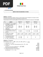 Épreuves de Maths BFEM 2025 Sénégal | PDF | Mathématiques ...