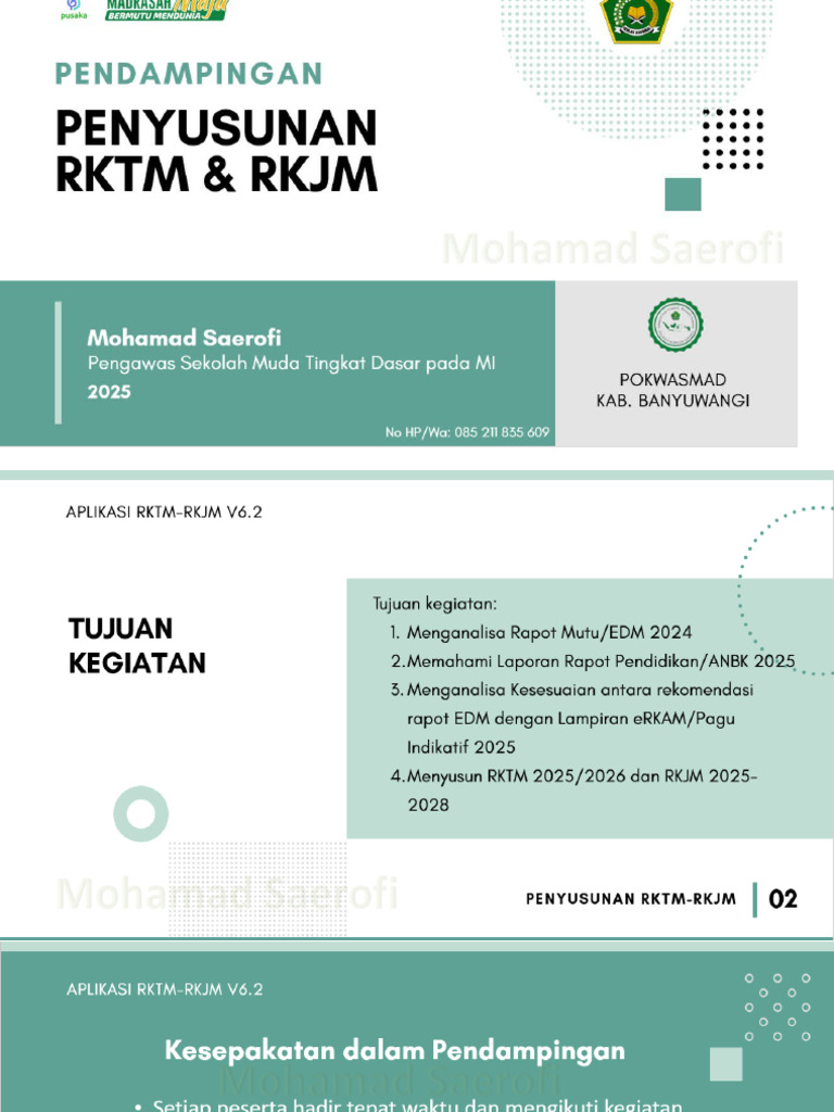 Kirim - Pendampingan RKTM - RKJM | PDF
