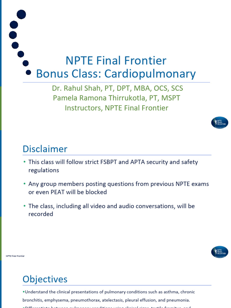 Cardiopulmonary Conditions & CPR Guidelines | PDF | Lung ...