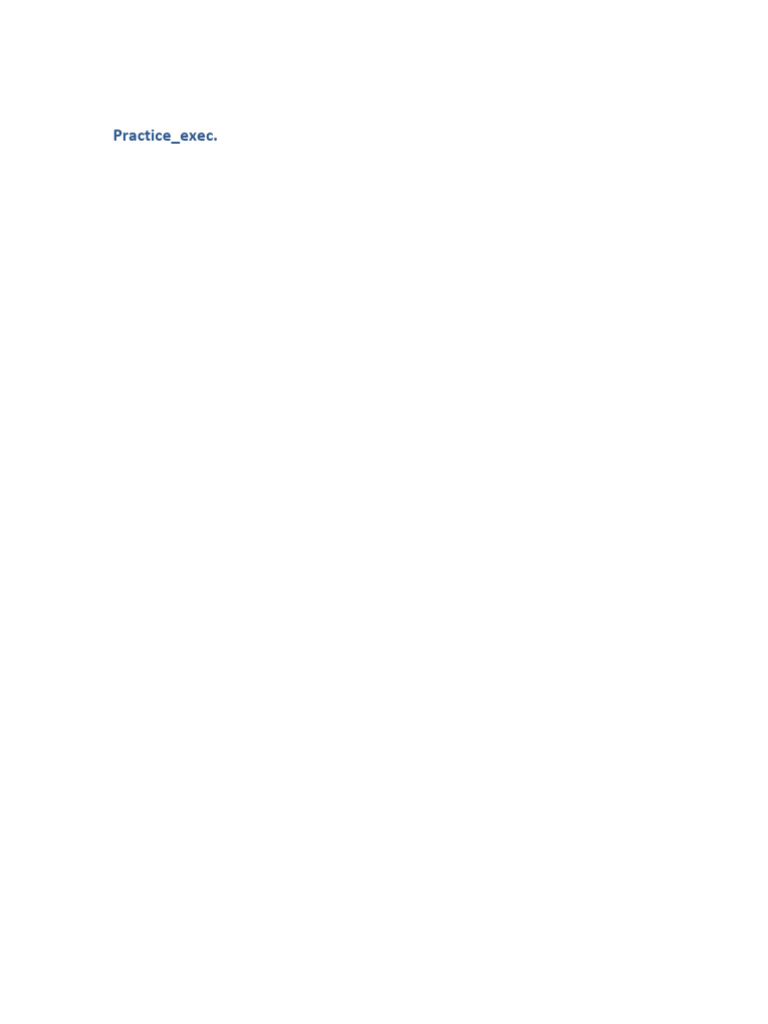 Practice Exam Answer Key | PDF