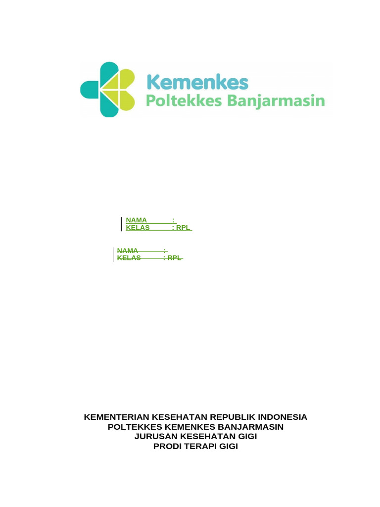 Formulir RPL Terapi Gigi 2025 | PDF