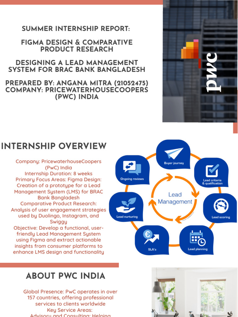 PwC Internship: Lead Management System Design | PDF | Usability | Human ...