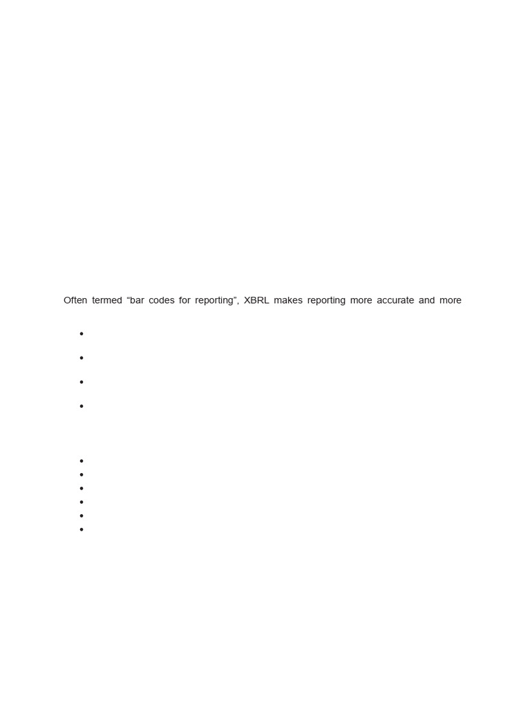 XBRL | PDF | Information | Xml