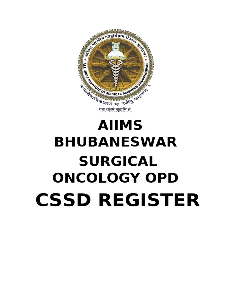 CSSD Register | PDF