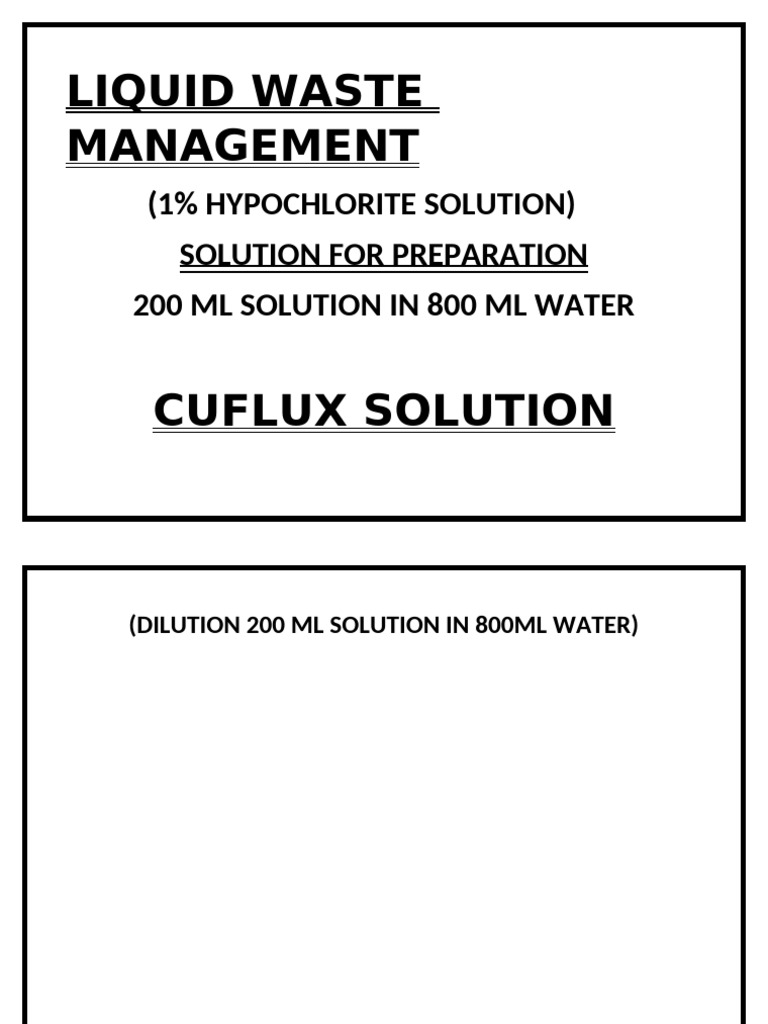 Liquid Waste Management | PDF