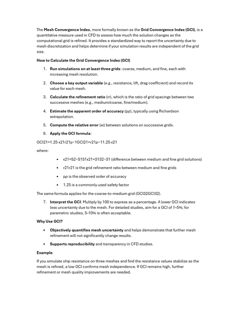 CFD Simulation Checklist | PDF | Computational Fluid Dynamics | Simulation