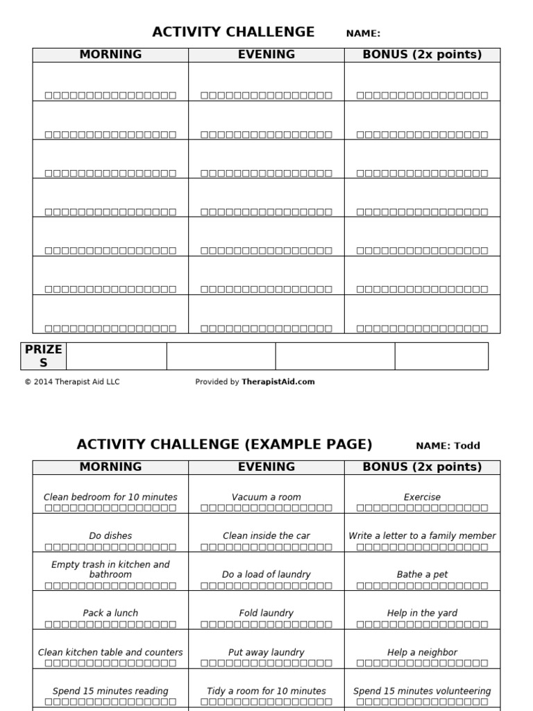 Activity Challenge Tracker | PDF | Home