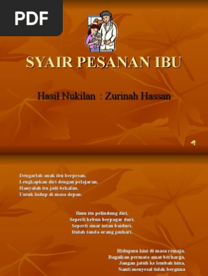 Gratis Unduh Gambar Syair Pesanan Ibu Terkeren by Cikimm.com