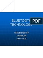 Bluetooth Technology: Presented by