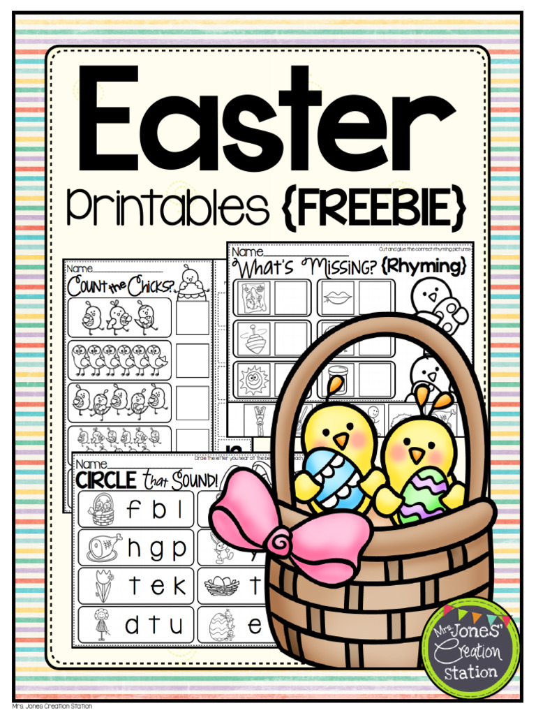 Free Easter Printables for Kids | PDF