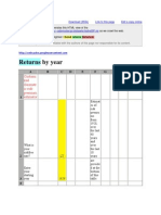 Returns by Year: Customi Xed Geometr Ic Risk Premium Estimator