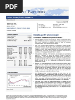 Google Initiating Coverage