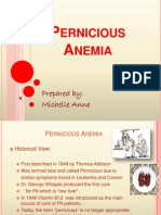 Pernicious Anemia - Mitch
