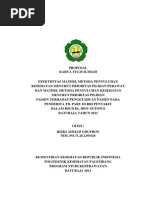 Download Proposal RIZKI - Efektivitas Materi Dan Metoda Pilihan Perawat Dan Pasien Pada Pengetahuan Penderita Tb Paru by Rizki Ahmad Ghufron SN89622552 doc pdf