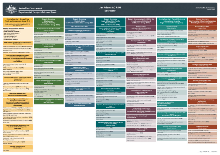 Department of Foreign Affairs Org Chart Executive | PDF | International ...