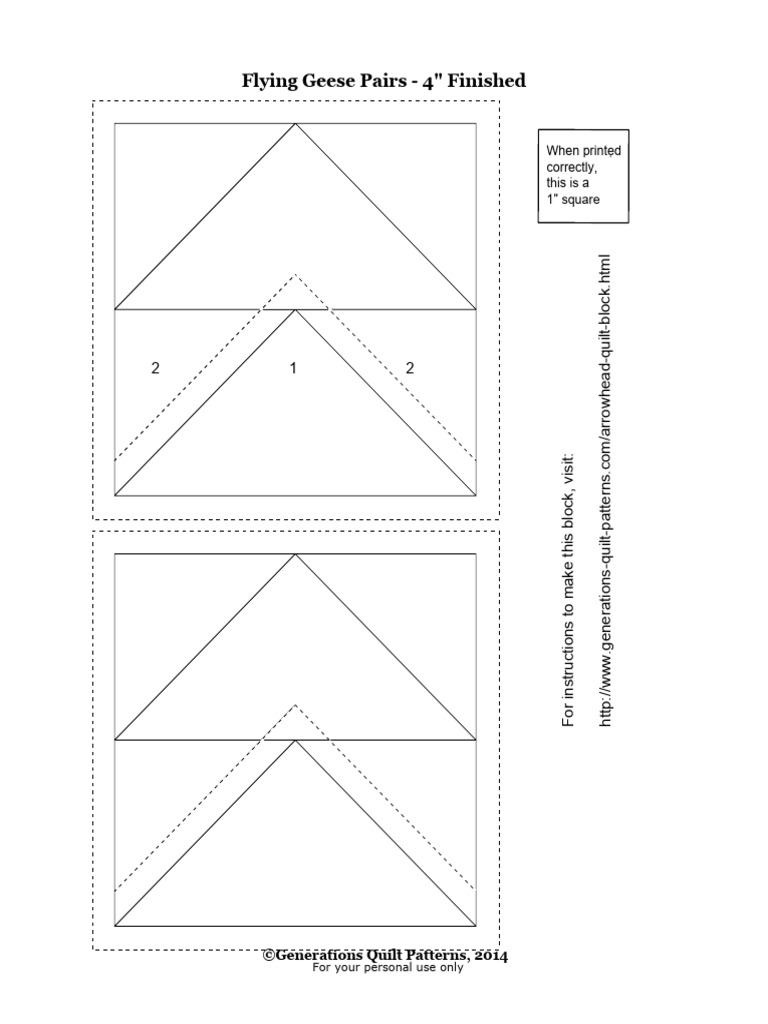 Flying Geese Pairs 4 | PDF