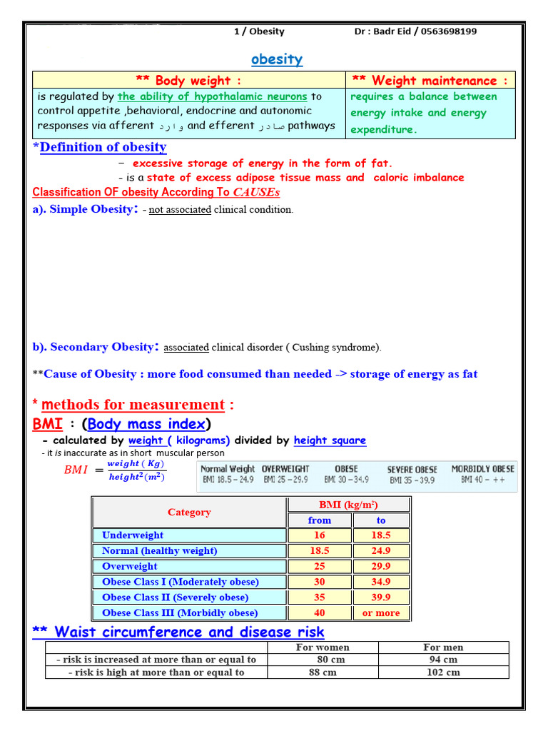 Understanding Obesity: Causes and Effects | PDF | Leptin | Adipose Tissue