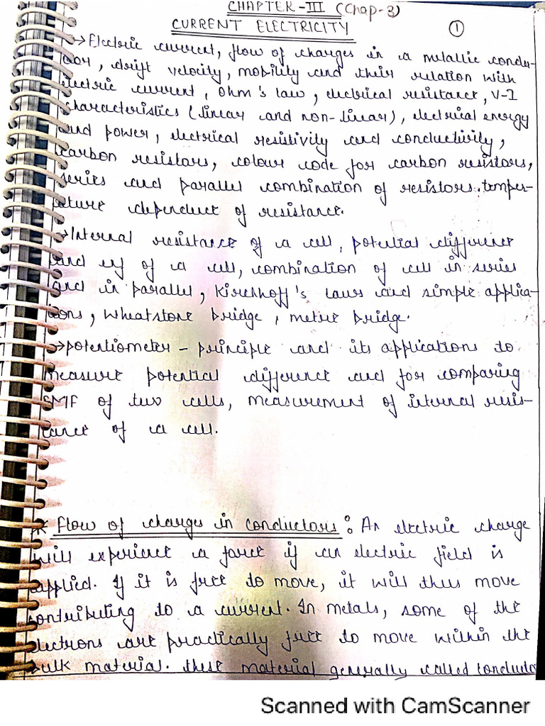 Notes of ch-3 (13 | PDF
