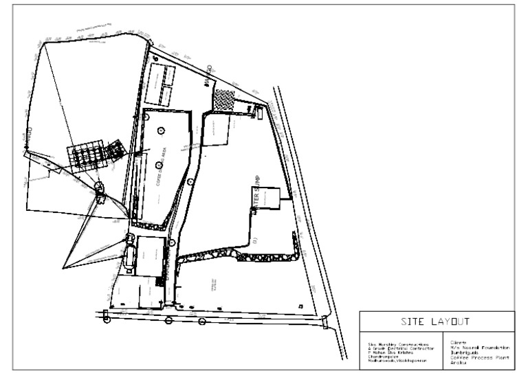 Coffee Processing Unit Layout Plan | PDF
