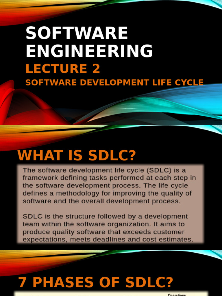 Lecture (SDLC) BY MISS FAIZA | PDF | Software Development | Software ...