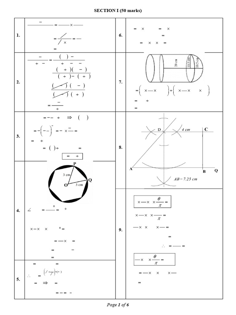 2024 Kcse Maths p1 Ms Teacher Co Ke | PDF | Geometry | Elementary Geometry