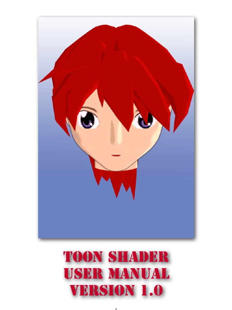 Toon Shader User Manual Version 1 | PDF | Shader | Texture Mapping