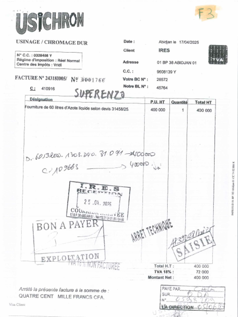 Invoice f3 | PDF