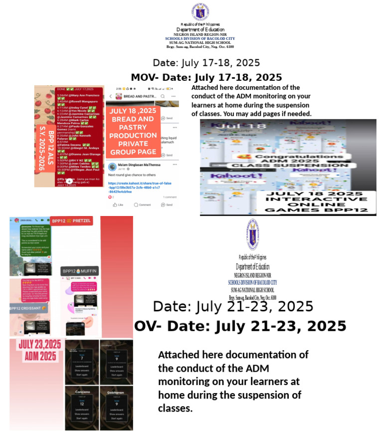 ADM Monitoring Documentation 2025 | PDF