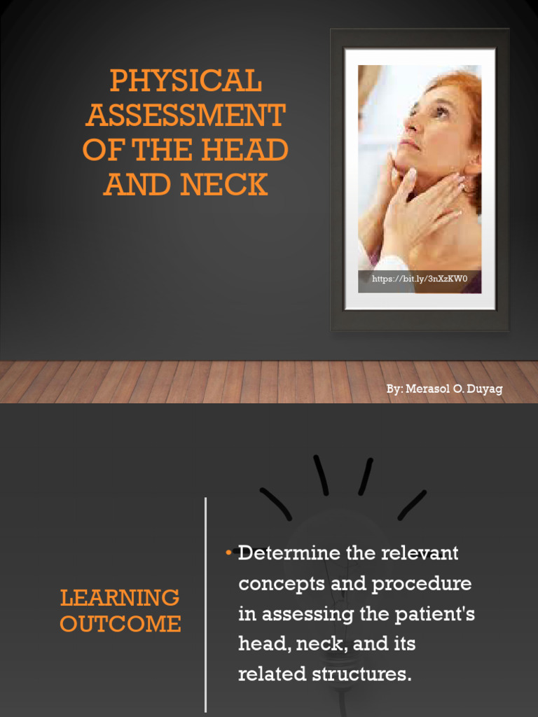 Head and Neck Physical Assessment Guide | PDF | Neck | Thyroid
